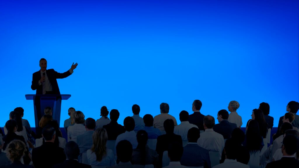 Corporate in a Podium